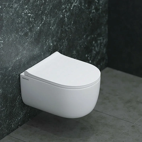 Унитаз подвесной BERGES EGO Rimless сиденье дюропласт Toma Slim SO микролифт, быстросьем 082111 Унитаз подвесной BERGES EGO Rimless сиденье дюропласт Toma Slim SO микролифт, быстросьем 082111