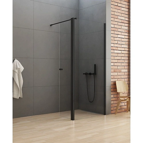 Душевая перегородка NEW TRENDY NEW SOLEO BLACK 100x195 K-0783 (черный) Душевая перегородка NEW TRENDY NEW SOLEO BLACK 100x195 K-0783 (черный)