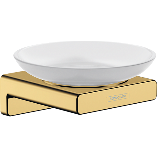 Мыльница Hansgrohe AddStoris 41746990, полированное золото Мыльница Hansgrohe AddStoris 41746990, полированное золото