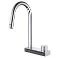 Смеситель для кухни ABBER Wasser Kreis AF8114 с выдвижной лейкой, хром Смеситель для кухни ABBER Wasser Kreis AF8114 с выдвижной лейкой, хром