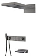 Душевая система Boheme ZODIAC Gun Metal встраиваемая 132-2-GM Душевая система Boheme ZODIAC Gun Metal встраиваемая 132-2-GM