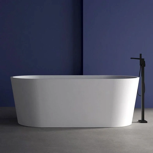 Ванна отдельностоящая ABBER AB9209MW 170x80 универсальная, белая матовая, акриловая Ванна отдельностоящая ABBER AB9209MW 170x80 универсальная, белая матовая, акриловая