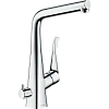 Смеситель для кухни Hansgrohe Metris M71 320, с запорным вентилем, 1jet 14888000, хром
