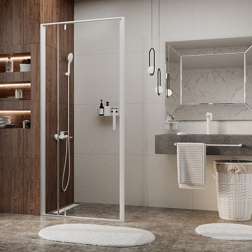 Душевой уголок WasserKRAFT Neime 19P03 белый Душевой уголок WasserKRAFT Neime 19P03 белый