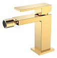 Детальная картинка товара «смеситель для биде boheme qubic shinny gold 476-g»