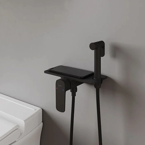 Гигиенический душ Iddis Axes (AXEBLSHi08) встраиваемый черный Гигиенический душ Iddis Axes (AXEBLSHi08) встраиваемый черный