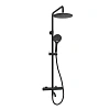 Душевая система WasserKRAFT A288.077.078.BM Thermo с термостатом черный Душевая система WasserKRAFT A288.077.078.BM Thermo с термостатом черный