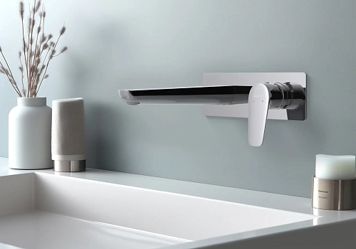 Смеситель для раковины Aquatek БЕТТА AQ1113CR Хром, встраиваемый Смеситель для раковины Aquatek БЕТТА AQ1113CR Хром, встраиваемый