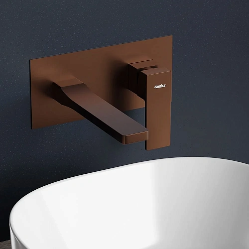 Смеситель для раковины Damixa Gala 530260500 встраиваемый, розовое золото Смеситель для раковины Damixa Gala 530260500 встраиваемый, розовое золото