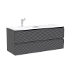 Тумба под раковину SANCOS Folk FL120LGS левая 1195х445х500 Grey soft подвесная Тумба под раковину SANCOS Folk FL120LGS левая 1195х445х500 Grey soft подвесная