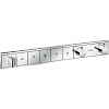 Смеситель для ванны hansgrohe RainSelect для 5 потребителей термостатический, хром 15358000