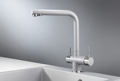 Смеситель для кухни Granula 2305, АЛЮМИНИУМ Смеситель для кухни Granula 2305, АЛЮМИНИУМ