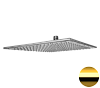 Картинка анонса товара «верхний душ remer 359ssxldox с шарнирным соединением 35 см, золото глянцевое»