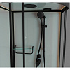 Душевая кабина Frank F400/2 М Black черный профиль матовое стекло 100x100 20072 Душевая кабина Frank F400/2 М Black черный профиль матовое стекло 100x100 20072