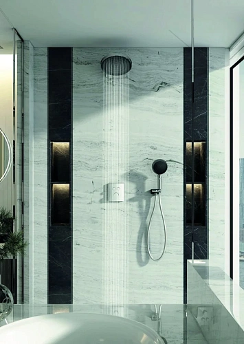 Душевая система Kaiser Sano с термостатом скрытого монтажа хром 08577 Душевая система Kaiser Sano с термостатом скрытого монтажа хром 08577