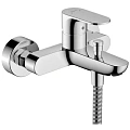 Смеситель для ванны Hansgrohe Rebris S, внешнего монтажа, 2 режима расхода воды 72443000, хром Смеситель для ванны Hansgrohe Rebris S, внешнего монтажа, 2 режима расхода воды 72443000, хром