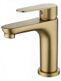 Смеситель для раковины Wonzon & Woghand брашированное золото (WW-A40202-BG) Смеситель для раковины Wonzon & Woghand брашированное золото (WW-A40202-BG)