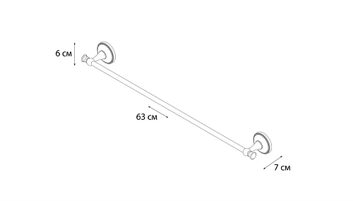 Полотенцедержатель Grampus Alfa GR-9501 Полотенцедержатель Grampus Alfa GR-9501