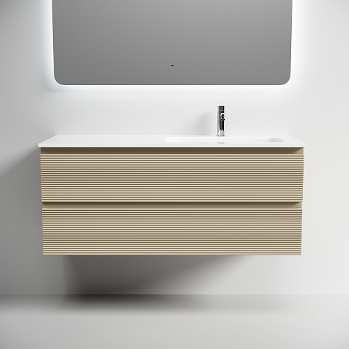 Тумба под раковину SANCOS Folk FL120RCP правая 1190х445х500 капучино, подвесная Тумба под раковину SANCOS Folk FL120RCP правая 1190х445х500 капучино, подвесная