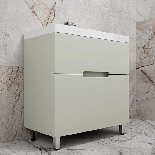 Тумба под раковину Style Line Матис 80 см ЛС-00002438 напольная, олива Тумба под раковину Style Line Матис 80 см ЛС-00002438 напольная, олива