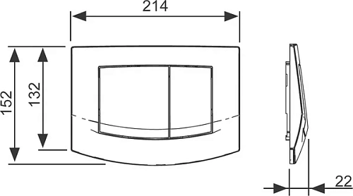 Инсталляция для унитаза TECE ТЕСЕambia (9400405) с панелью смыва Инсталляция для унитаза TECE ТЕСЕambia (9400405) с панелью смыва