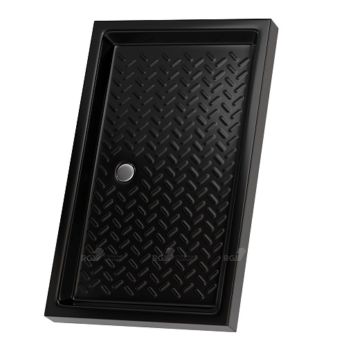 Душевой поддон RGW CER CR B прямоугольный керамический Черный 19170380-01B Душевой поддон RGW CER CR B прямоугольный керамический Черный 19170380-01B
