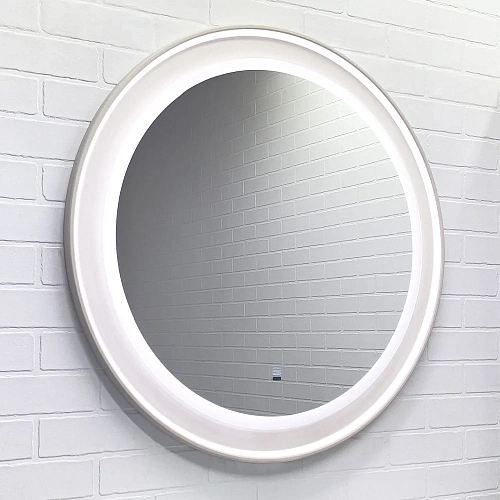 Зеркало Comforty Ереван-60 00-00014250 LED-подсветка, бесконтактный сенсор, серый шелк Зеркало Comforty Ереван-60 00-00014250 LED-подсветка, бесконтактный сенсор, серый шелк