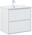 Тумба под раковину Aquanet Милан 70 белый глянец 00336368 подвесная Тумба под раковину Aquanet Милан 70 белый глянец 00336368 подвесная