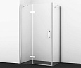 Душевой уголок WasserKRAFT Aller 10H06LWHITE белый/хром Душевой уголок WasserKRAFT Aller 10H06LWHITE белый/хром