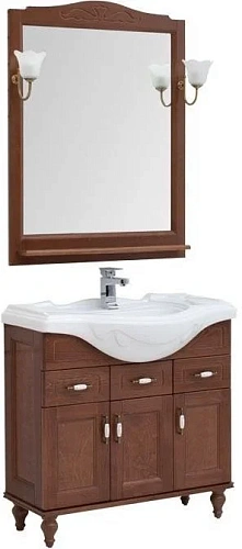 Комплект мебели Aquanet Амелия S 85 орех 00234651 Комплект мебели Aquanet Амелия S 85 орех 00234651