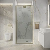 Душевая дверь Niagara Nova NG-45-8ASG (80х195) распашная, золото сатин, стекло прозрачное Душевая дверь Niagara Nova NG-45-8ASG (80х195) распашная, золото сатин, стекло прозрачное