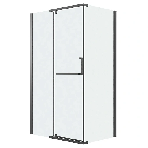 Боковая стенка GROSSMAN Pragma 200.K33.03.80.21.02 (80x195) черный матовый, стекло шиншилла Боковая стенка GROSSMAN Pragma 200.K33.03.80.21.02 (80x195) черный матовый, стекло шиншилла