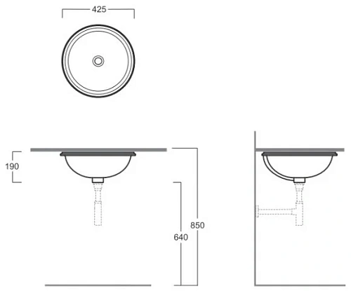 Раковина Simas Blanco S 54 Раковина Simas Blanco S 54
