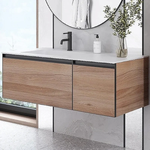 Тумба под раковину Armadi Art QUATRO 2 120см (80+40) WILLOW профиль ANTHRACITE 790-M2-120-W-A Тумба под раковину Armadi Art QUATRO 2 120см (80+40) WILLOW профиль ANTHRACITE 790-M2-120-W-A