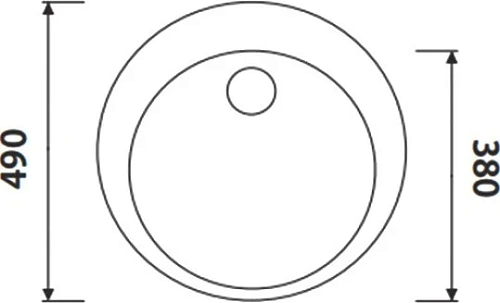 Кухонная мойка Kaiser Ф490 Black Pearl Kaiser KGM-490-BP Кухонная мойка Kaiser Ф490 Black Pearl Kaiser KGM-490-BP