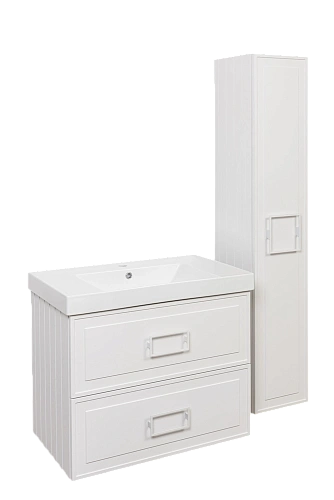 Тумба под раковину La Fenice Cubo Bianco TWIN 80 FNC-01-CUB-B-80-2 белая Тумба под раковину La Fenice Cubo Bianco TWIN 80 FNC-01-CUB-B-80-2 белая