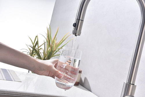 Смеситель для кухни Paulmark Galant брашированная сталь Ga213077-BS Смеситель для кухни Paulmark Galant брашированная сталь Ga213077-BS