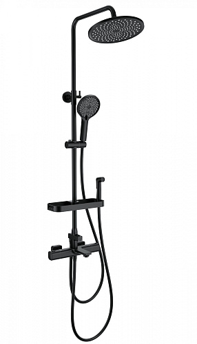 Душевая система Wonzon & Woghand с термостатом, черный матовый (WW-C3011-A1-MB) Душевая система Wonzon & Woghand с термостатом, черный матовый (WW-C3011-A1-MB)