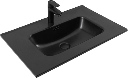 Раковина Aquanet Flat 70 черная матовая 00329254 Раковина Aquanet Flat 70 черная матовая 00329254