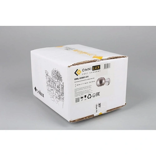 Светильник настенный (Бра) Omnilux Marsala OML-93801-01 Светильник настенный (Бра) Omnilux Marsala OML-93801-01