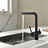 Смеситель для кухни Paulmark SERPENTINE черный Se213222-BLM Смеситель для кухни Paulmark SERPENTINE черный Se213222-BLM