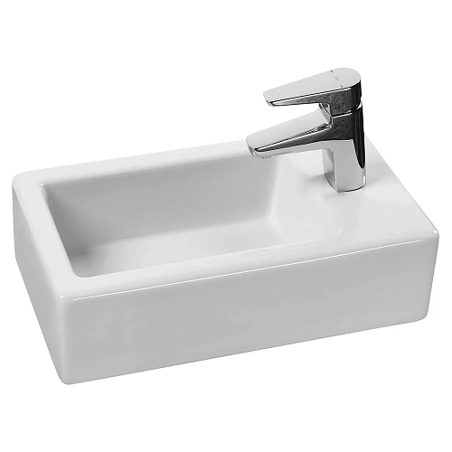 Раковина Santek Эрис 46 отверстие под смеситель справа 1WH301972 1.WH30.1.972 Раковина Santek Эрис 46 отверстие под смеситель справа 1WH301972 1.WH30.1.972