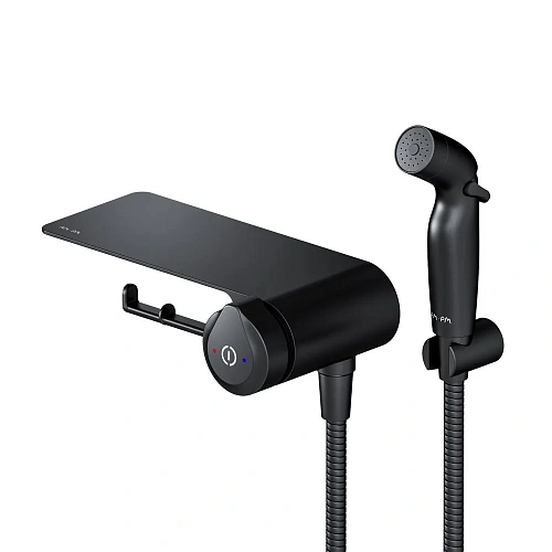 Гигиенический душ AM.PM X-Joy F0H85A822 с полкой, держателем туалетной бумаги Гигиенический душ AM.PM X-Joy F0H85A822 с полкой, держателем туалетной бумаги