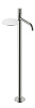 Картинка анонса товара «смеситель для раковины boheme stick 120-nb.4 напольный nikel brush с ручкой spirale»