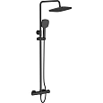 Душевая система Orange Thermo T02S4-912b c термостатом, черный матовый Душевая система Orange Thermo T02S4-912b c термостатом, черный матовый