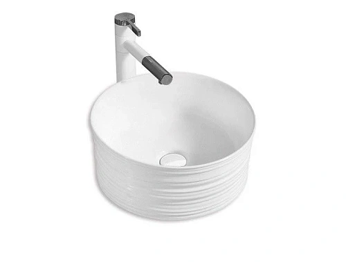 Раковина CeramaLux W1532 накладная, белый Раковина CeramaLux W1532 накладная, белый