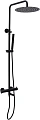 Душевая система Allen Brau Priority 5.31T10-31 черный матовый Душевая система Allen Brau Priority 5.31T10-31 черный матовый