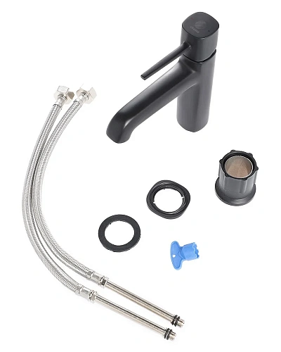 Смеситель для раковины Orange Karl M05-021b черный Смеситель для раковины Orange Karl M05-021b черный