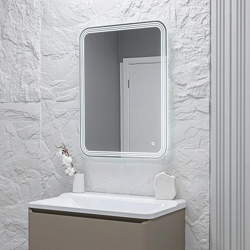 Зеркало AQUAme AQM9107 с подсветкой, универсальный монтаж Зеркало AQUAme AQM9107 с подсветкой, универсальный монтаж