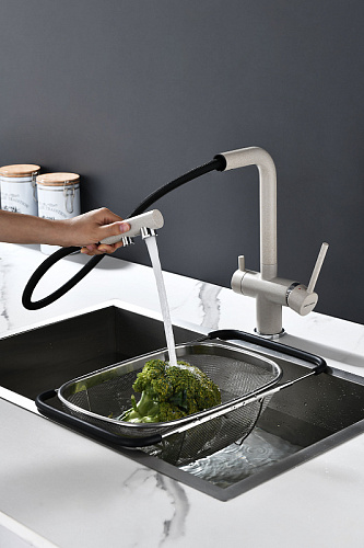 Смеситель для кухни Paulmark SERPENTINE бежевый Se213222-BE Смеситель для кухни Paulmark SERPENTINE бежевый Se213222-BE